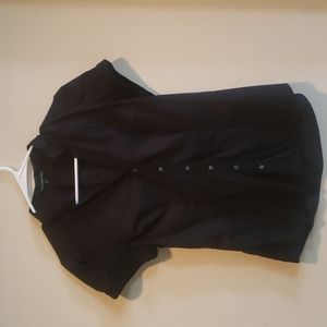 Expess Black Top with Braided Detail